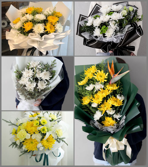 云南玉溪新平县桂山镇白事花束代送